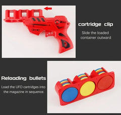 Kids Soft Catapult Flying Saucer Gun Toy | EVA Foam Shooting Toy for Parent-Child Play detail view