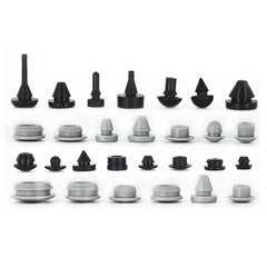 Solid Silicone Rubber Caps 2mm to 16mm T Type Plug Cover Snap-on Gasket Blanking End alternate view