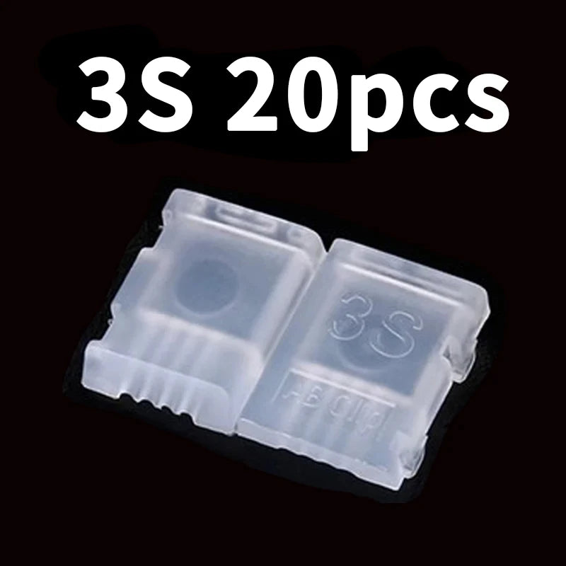 10/20pcs/lot 2S 3S 4S 5S 6S JST-XH Balanced Head Protection Balance Plug Savers AB Cli close-up view