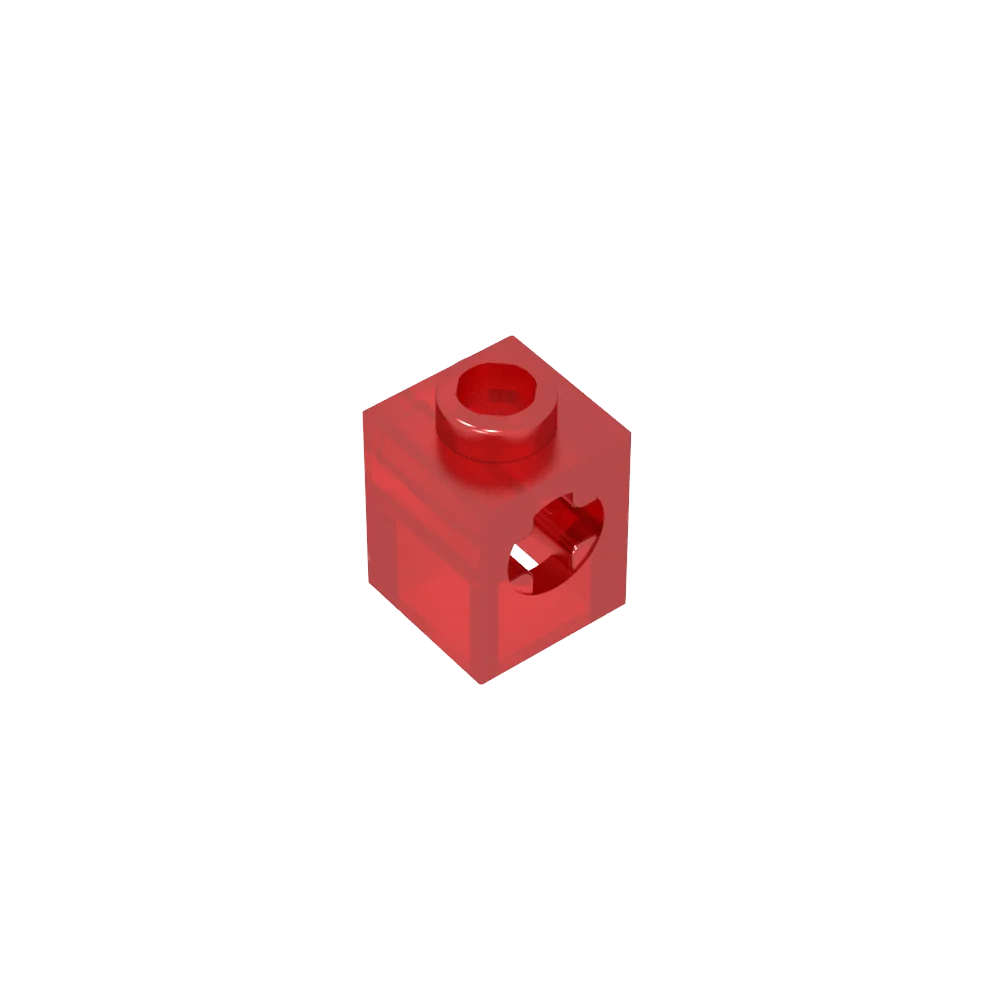 Gobricks GDS-2196 Technical Brick 1 x 1 with Axle Hole | Building Block for Lego close-up view