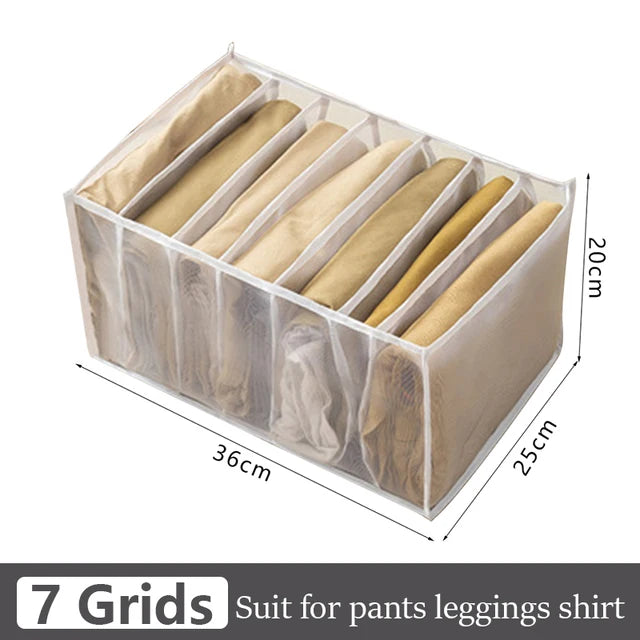 Jeans Organization Storage Box | Closet Drawer Organizer for Pants and Clothing lifestyle view