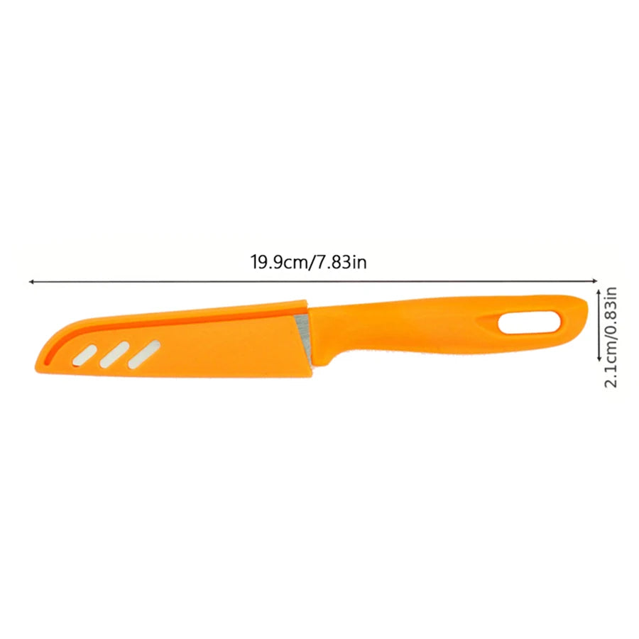 Candy-Colored Portable Fruit Peeler Knife | Stainless Steel Kitchen Gadget additional angle