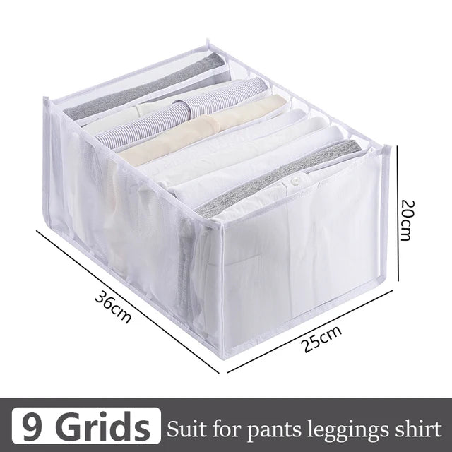 Jeans Organization Storage Box | Closet Drawer Organizer for Pants and Clothing alternate view