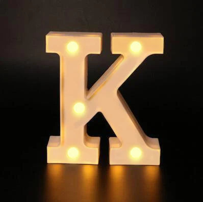 16cm Letter LED Night Light | Alphabet Luminous Decorative Lamp for Party detail view