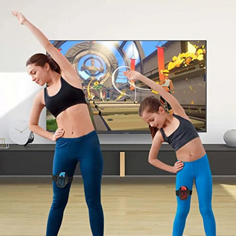 Leg Strap for Switch Sports Soccer | 2-Pack Adjustable Joy-Con Game Accessory additional angle