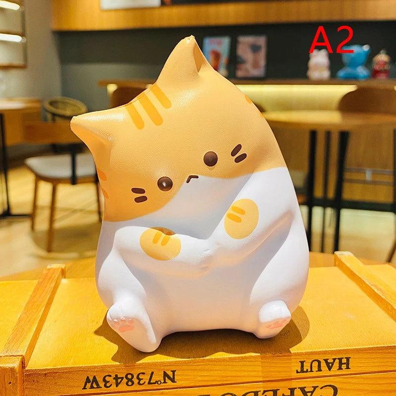 Cat Stress Relief Squishy Toy | Slow Rising PU Squeeze Antistress Ball detail view