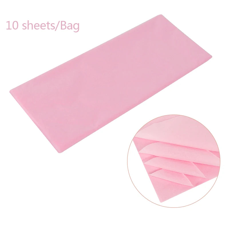 10pcs Unbleached Flower Wrapping Tissue Paper | 65x50cm Wedding Party Gift Wrap alternate view