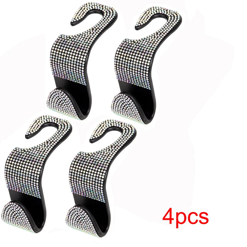 Universal Car Seat Back Hook Headrest Hanger for Bag Pouch Clothes Hanging Hooks Head alternate view
