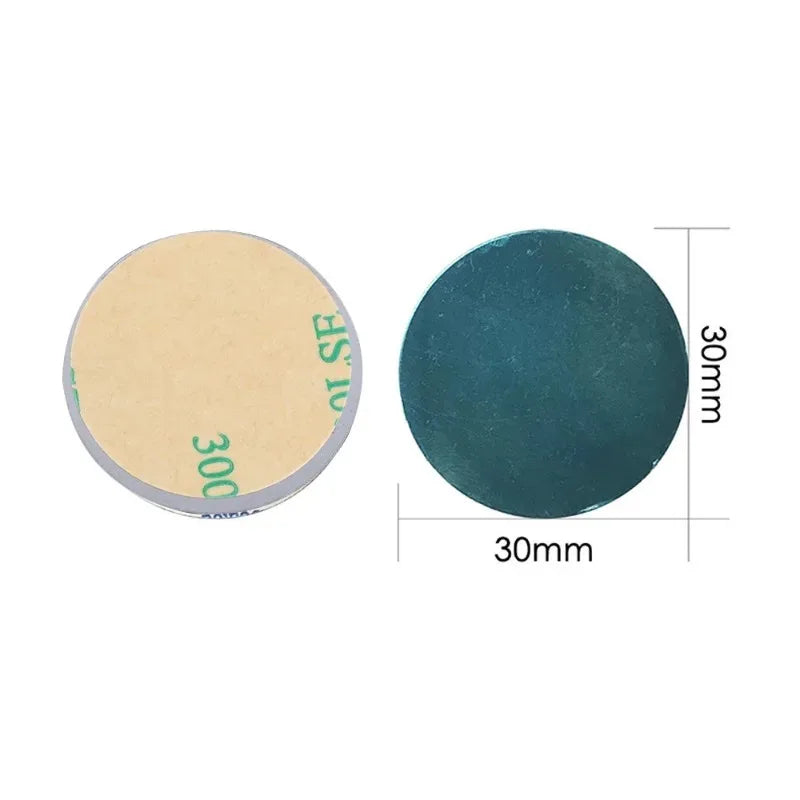 1-20pcs Metal Plates Iron Sheet Sticker for Car Magnetic Phone Holder Phone Back Past lifestyle view