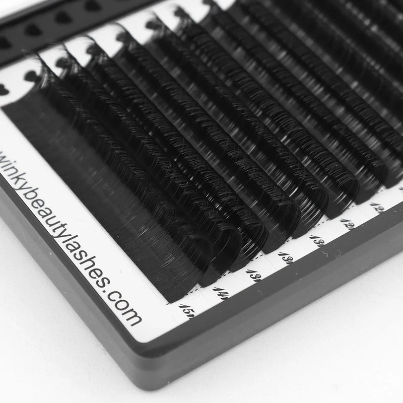 Winky Beauty Eyelash Extension 16Rows Korea PBT C/CC/D/DD Individual Supplies Professional Natural Faux Mink Russian Volume Lash