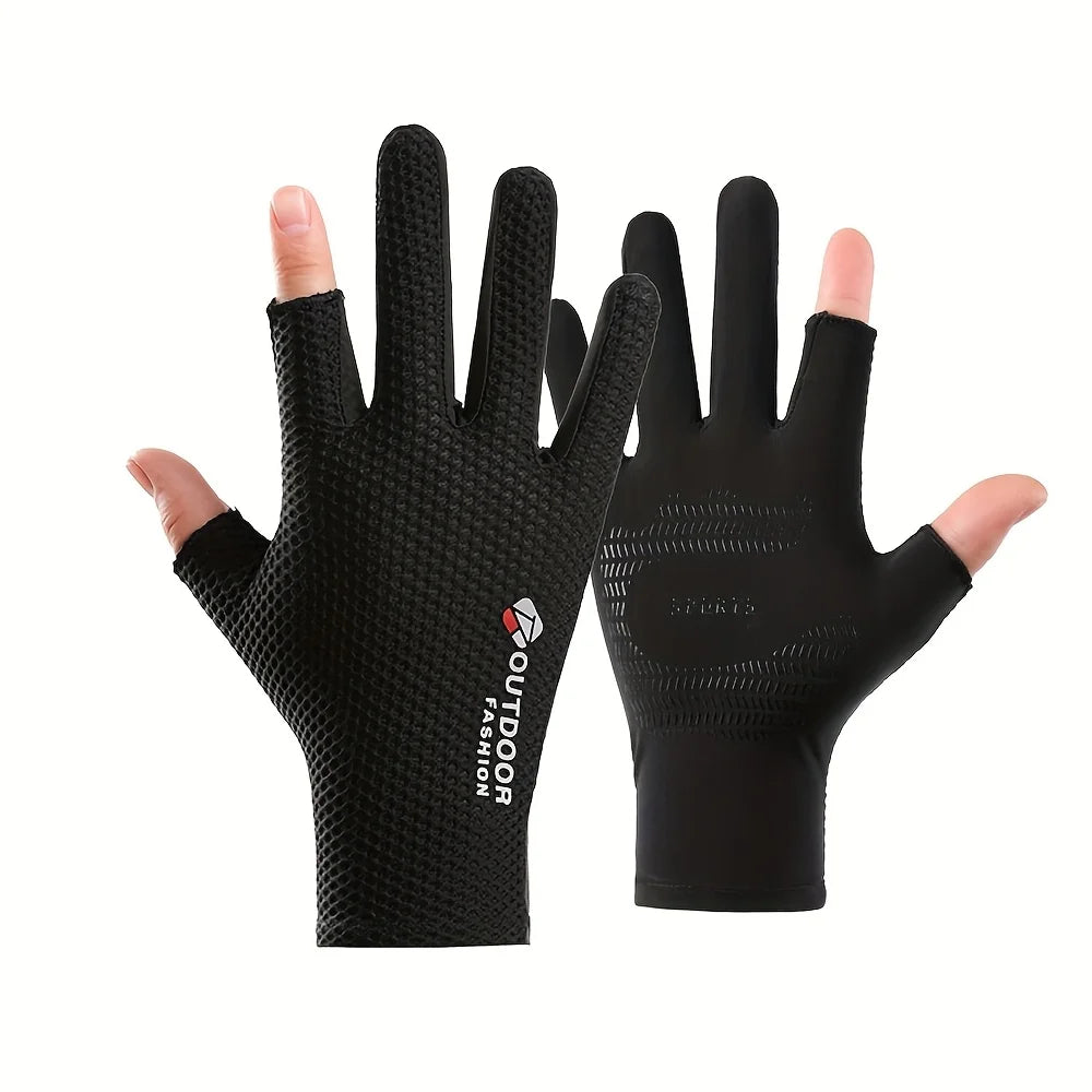 Summer Cycling Gloves Breathable Mesh Non-Slip Grip Touchscreen MTB Gloves Outdoor Quick detail view