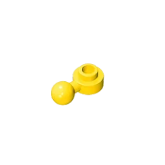 Gobricks GDS-1500 Hinged Plate 1x1 with Ball Head | Compatible Building Brick alternate view