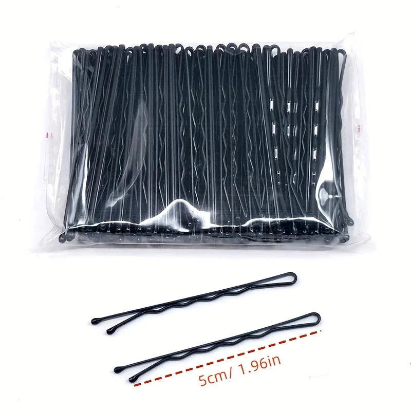 Solid Color Hair Bobby Pins Broken Hair Finishing Clips Bangs Clips Hair Styling Acces close-up view