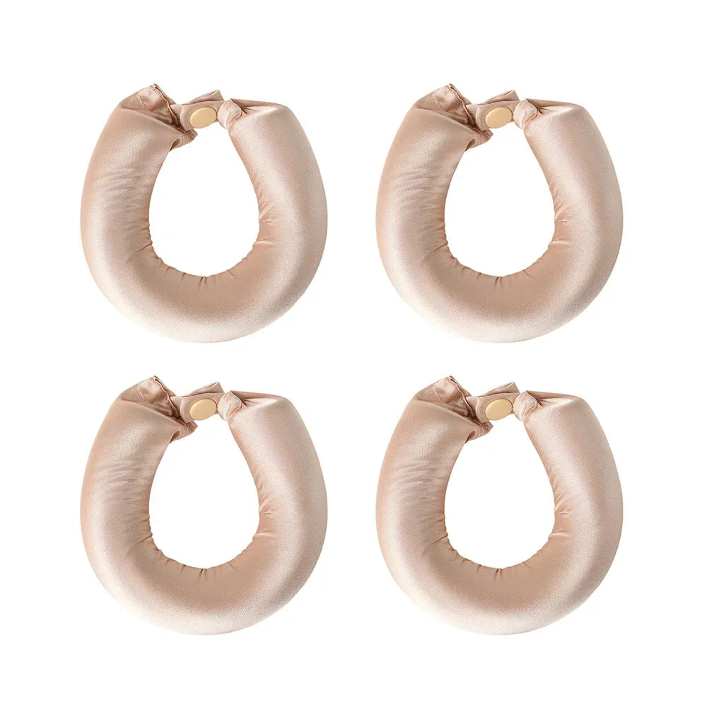 Satin Heatless Hair Curlers | Overnight Flexi Rods for Soft, No-Heat Curls alternate view