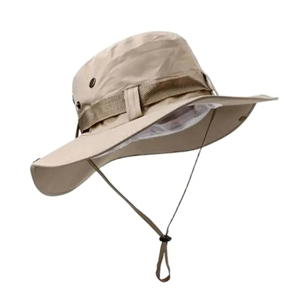 Outdoor Sun Protection Bucket Hat | UV Face Cover Cap for Hiking and Camping alternate view