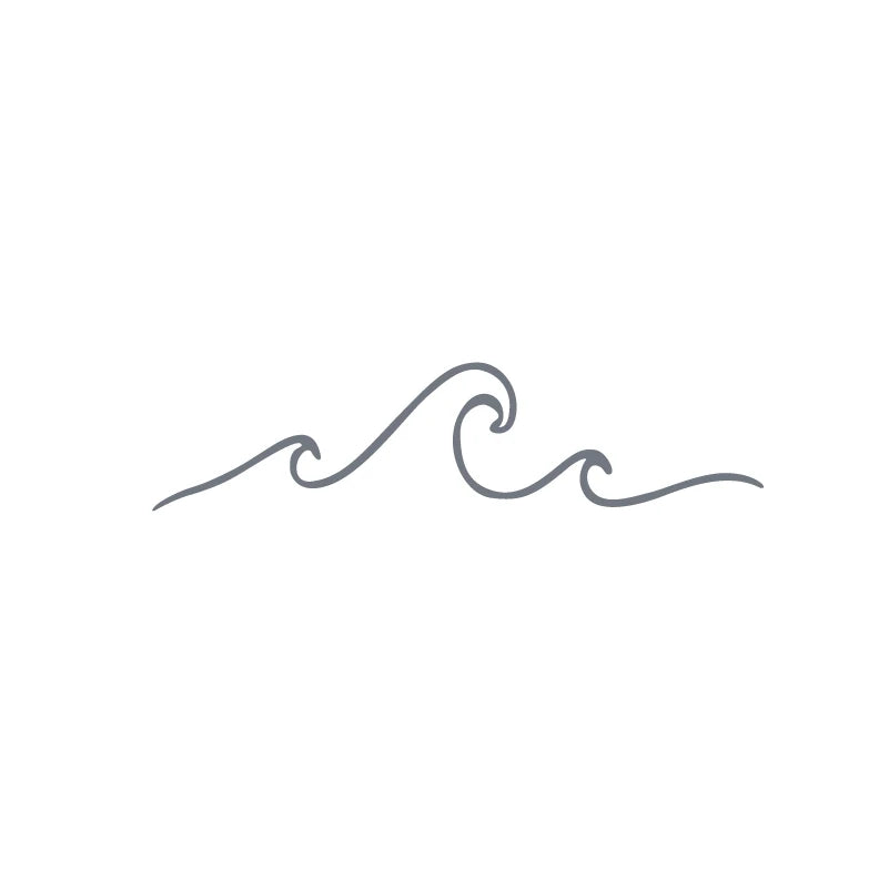 Sunset Over Ocean Scene RV Camper Decal | Beach Sunset Vinyl Sticker for Car Window Lapt detail view