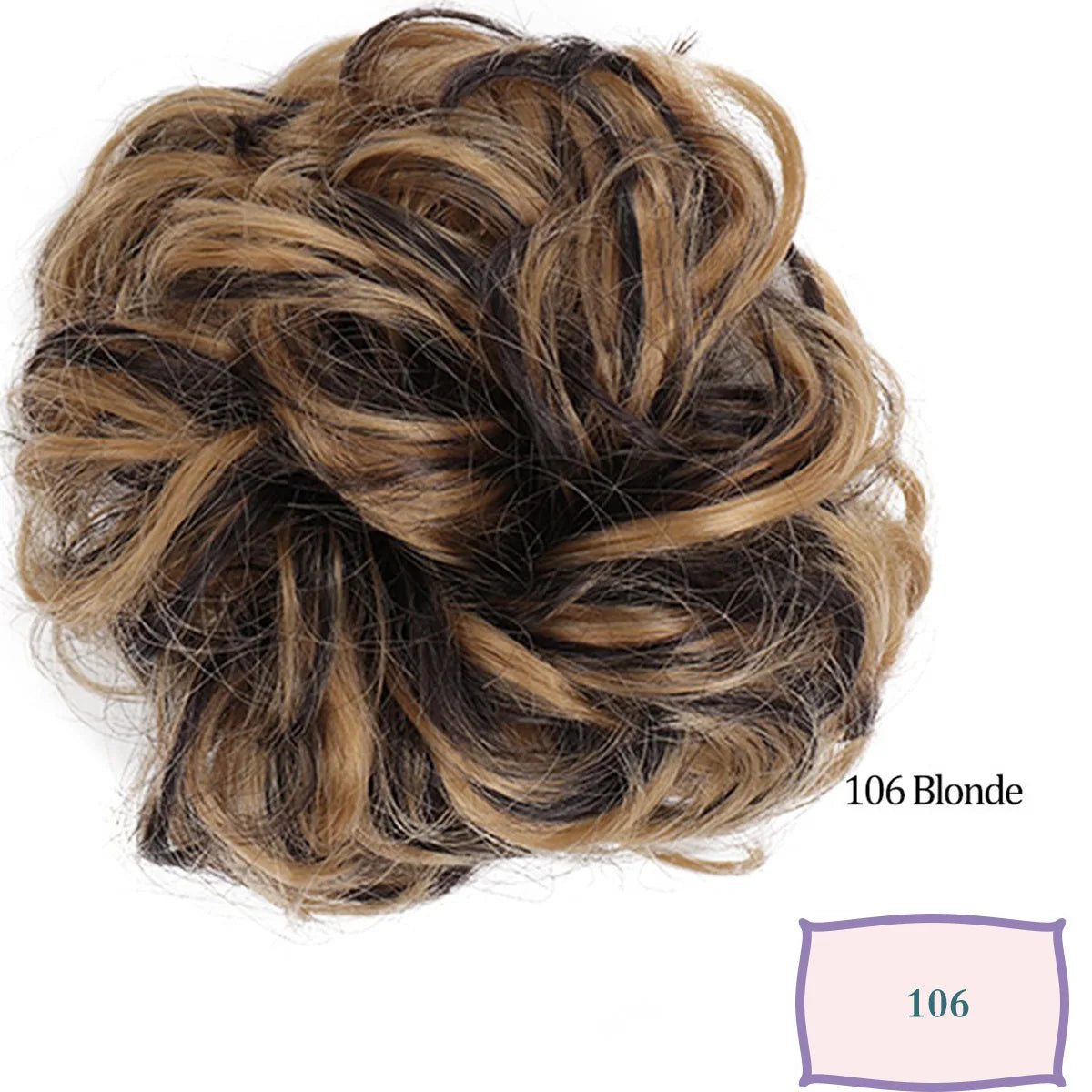Synthetic Messy Hair Bun Chignon Scrunchies Fake Hair Band Braid Elastic Hairpiece Ta lifestyle view