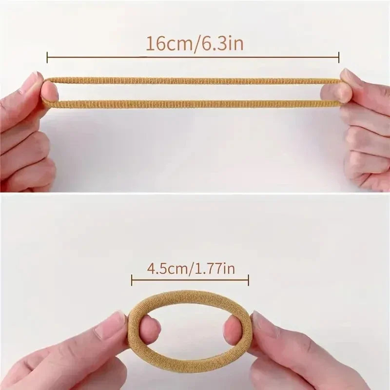 30-200 pieces of women's hair accessories, basic headband, headband tie, ponytail holder detail view