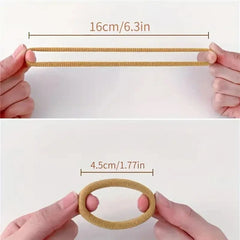 30-200 pieces of women's hair accessories, basic headband, headband tie, ponytail holder detail view