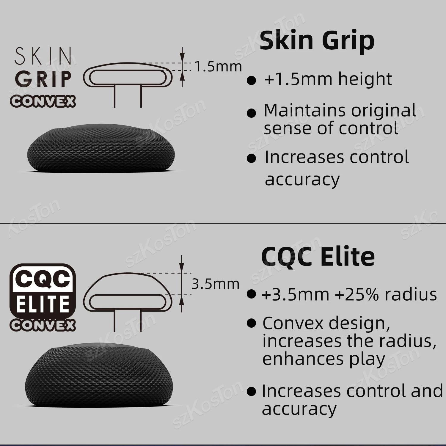 4PCS Joystick Cap Thumb Grips for Switch 2 Pro PS5 PS4 Controller | Gamepad Stick C additional angle
