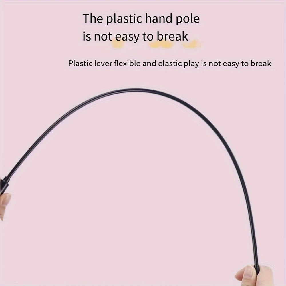 Interactive Cat Toy Funny Rainbow Strips Stick Cat Teaser Wand Pet Toys for Cats lifestyle view
