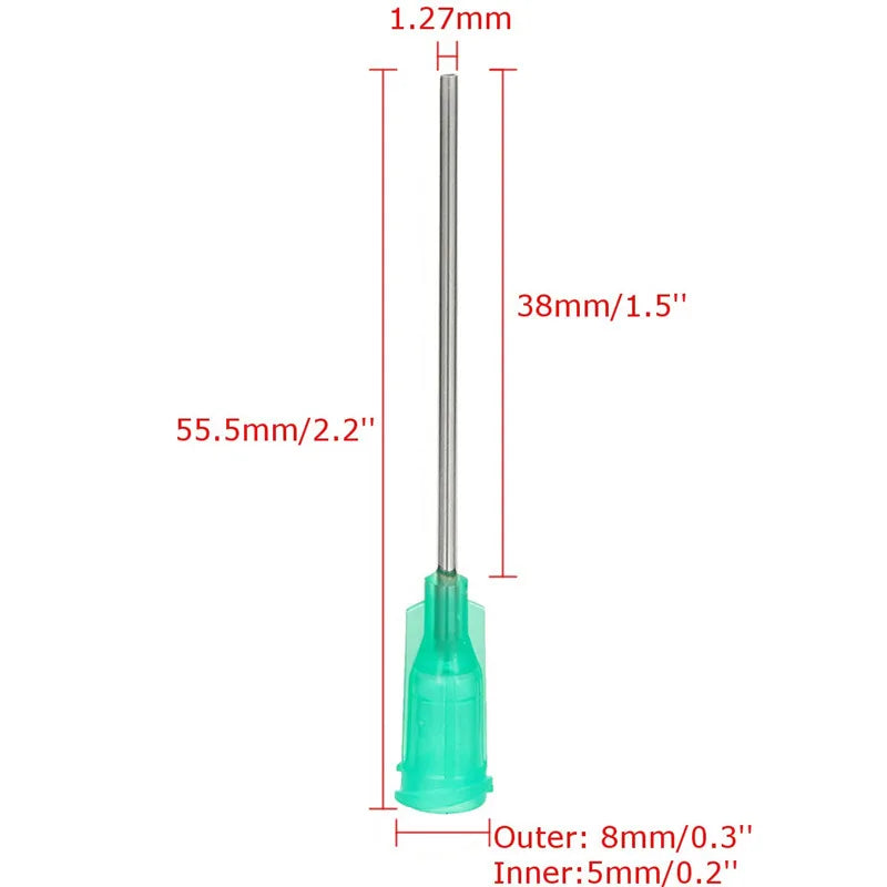 10Pcs Liquid Dispenser Syringe Blunt Needle Tips | Stainless Steel Glue Dispensing lifestyle view