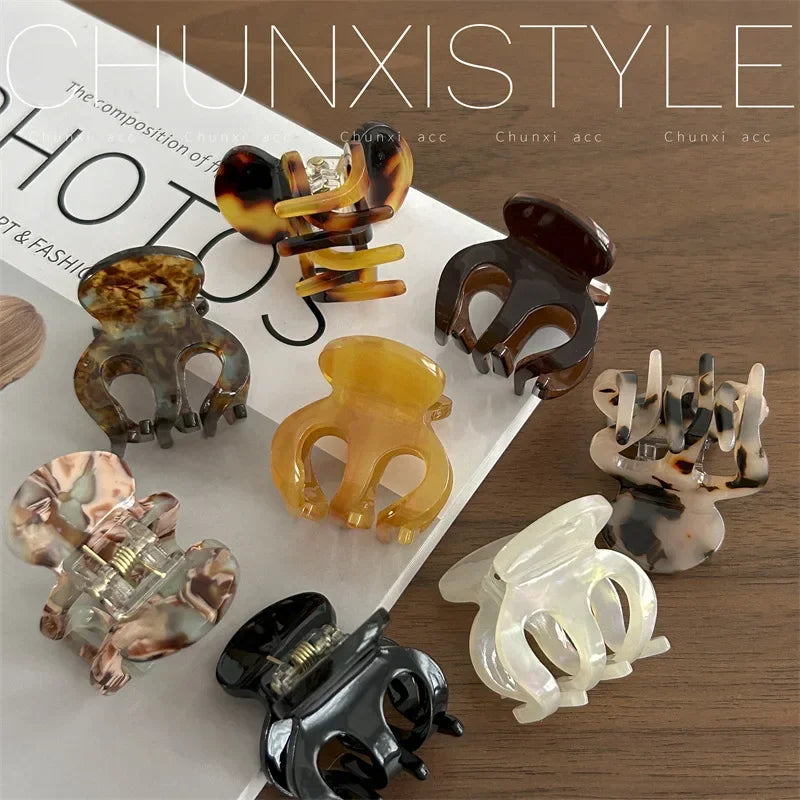 3cm Mini Hair Clip Korean Style Fashion Cute ClawFor Fringe Kids Girls Bobby Pins for close-up view