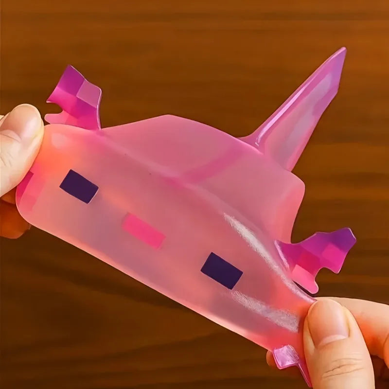 Cute Salamander Fidget Squishes | Slow Rising Squeeze Toy for Stress Relief close-up view
