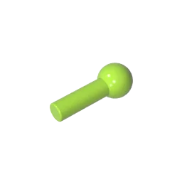 Gobricks Bar 1L with Tow Ball | Compatible Building Block Technical Parts close-up view