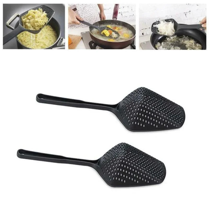 Creative Cooking Shovels Food Strainer Scoop Drain Gadgets Large Colander Soup Filter Ho detail view