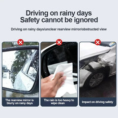 Rearview Mirror Rain Shield Sun Shade 2 Pcs