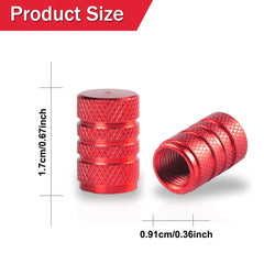 Aluminum Tire Valve Caps, Dustproof Stem Covers for Car Truck Bike detail view