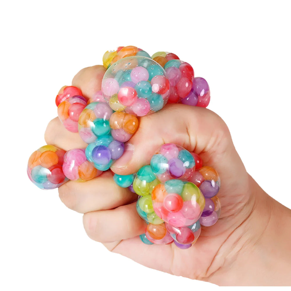 Colorful Star Squeezing Ball Squishy Ball 3D Stress Relief Sensory Toys Adults Anti additional angle