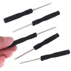 5Pcs Precision Torx Screwdriver Set T2 T3 T4 T5 T6 | Black Steel Mobile Phone Repair Kit detail view