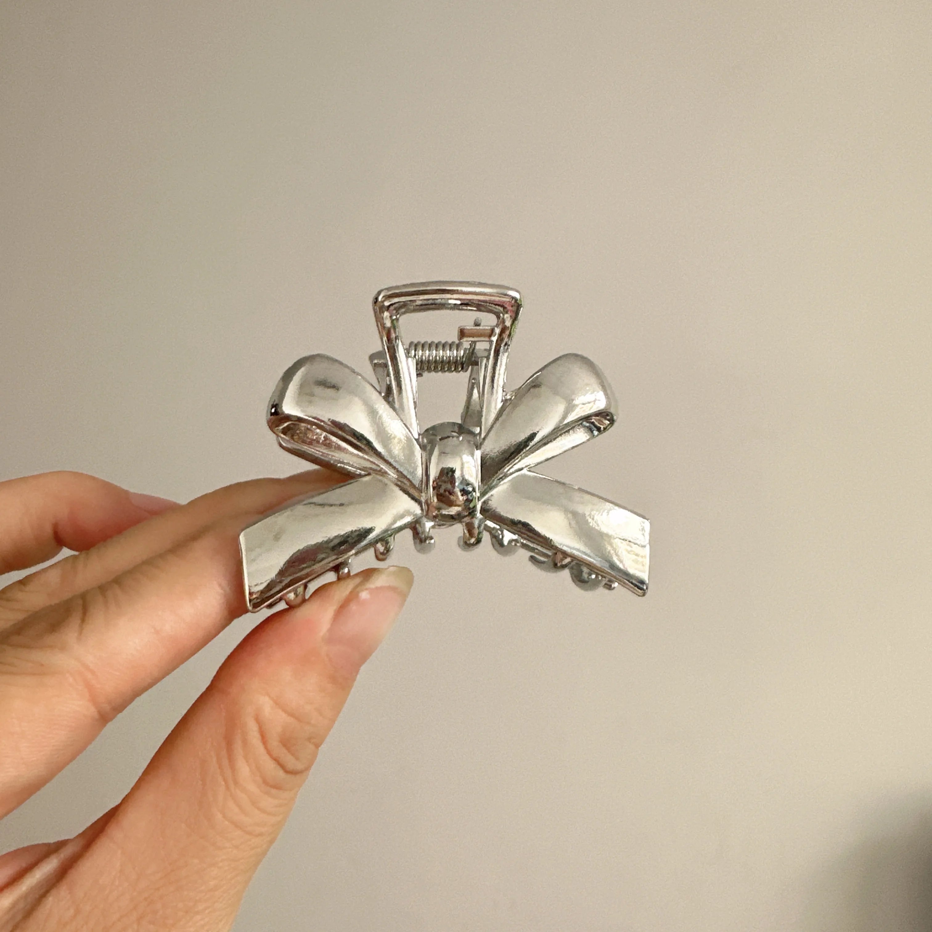 Mini Metal Bow Hair Claw Clip Women Summer Headwear