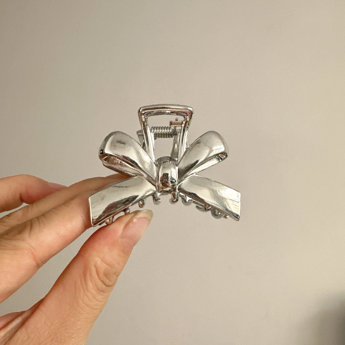 Mini Metal Bow Hair Claw Clip Women Summer Headwear