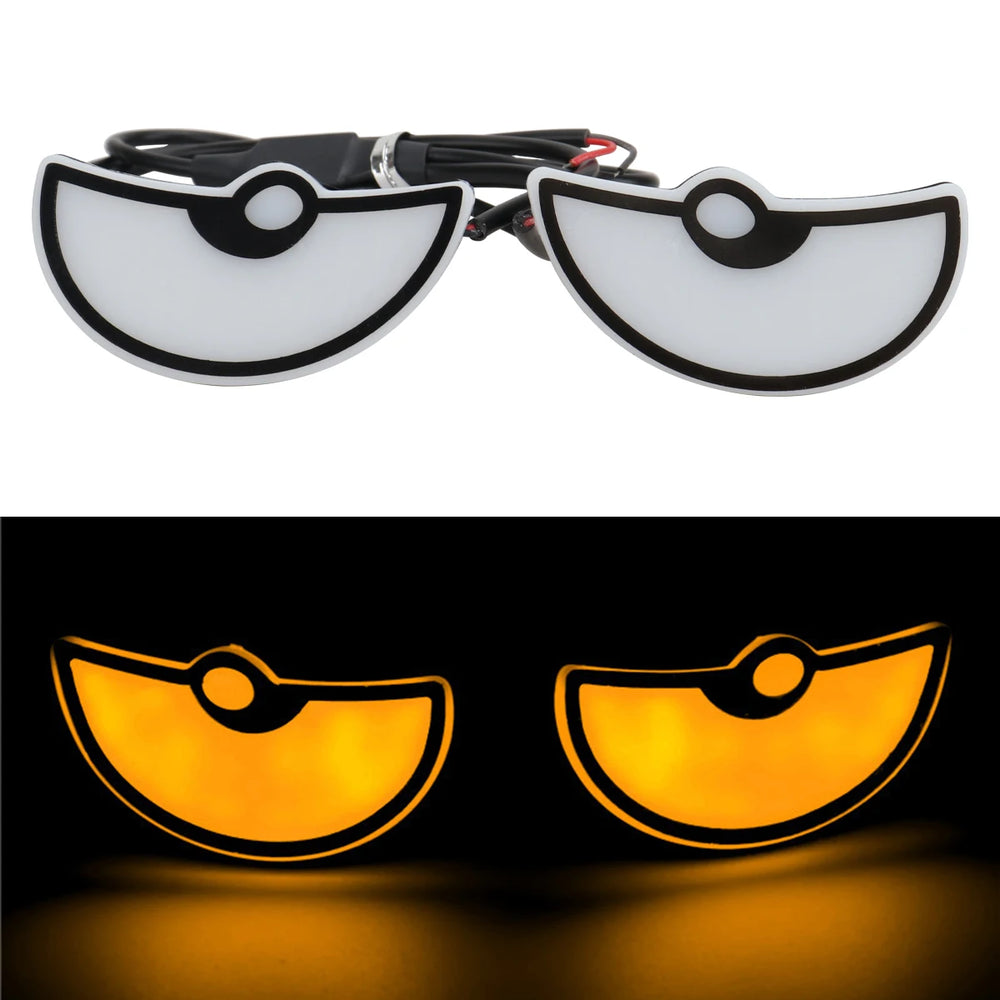 2PCS Car LED Demon Eye Light | Universal Dynamic Strobe Turn Signal Decorative Lights detail view