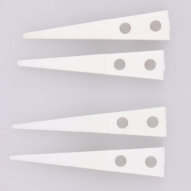 Anti-static Ceramic Tweezers Set | 2pcs Straight and Curved Tip for Electronics Rep additional angle