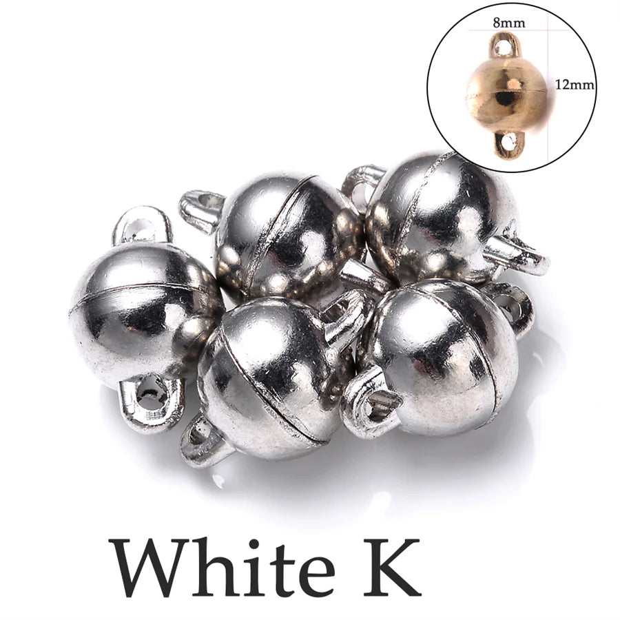 Heart Round Magnetic Clasps Set | DIY Jewelry Connector Charms lifestyle view
