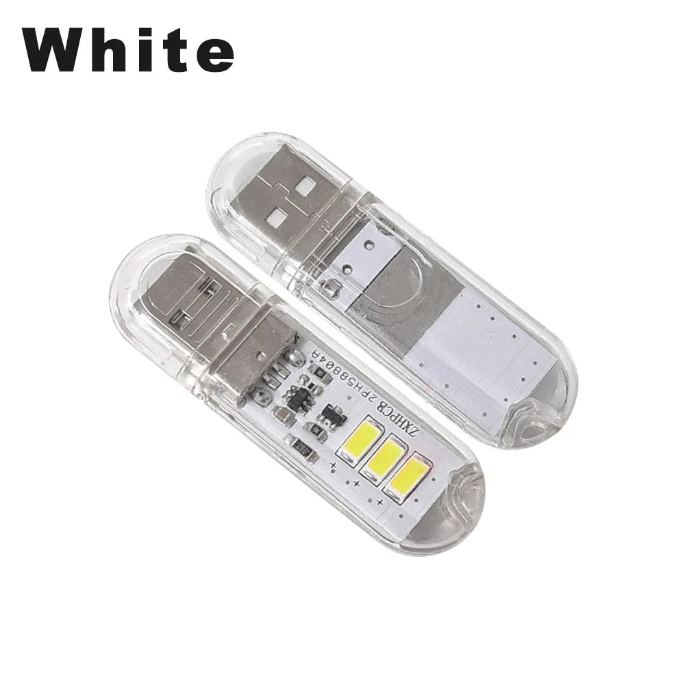 Portable USB LED Book Light | Touch Switch Reading Lamp close-up view