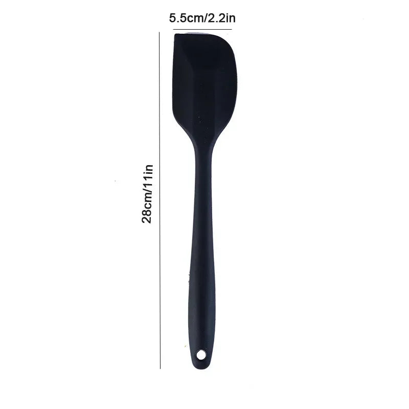 Silicone Cream Spatula | Non-Stick Heat-Resistant Kitchen Baking Tool close-up view