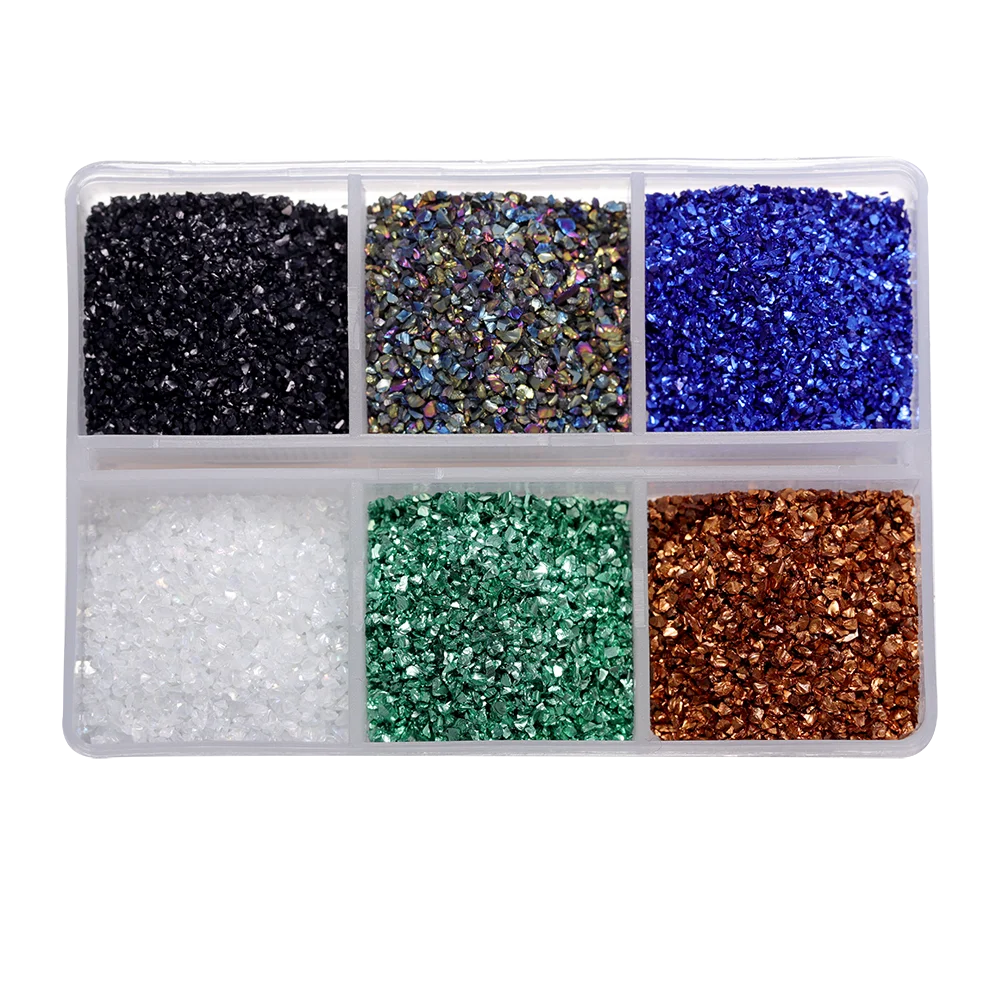 30g/Box Crushed Glass Stones Resin Filling Irregular Broken Stone for DIY Epoxy Resin lifestyle view