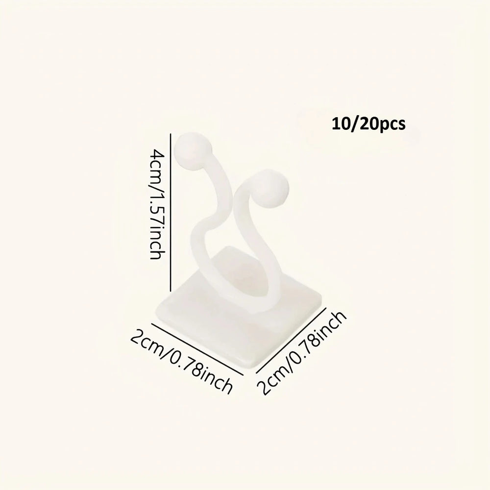 Garden Plant Climbing Wall Fixture Clips Rattan Vine Fixer Self-Adhesive Fixed Buck additional angle