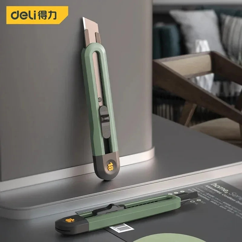 Knife 12mm/9mm/18mm/T-shape Multi-specification Carbon Steel Courier Box Cutter Knife lifestyle view