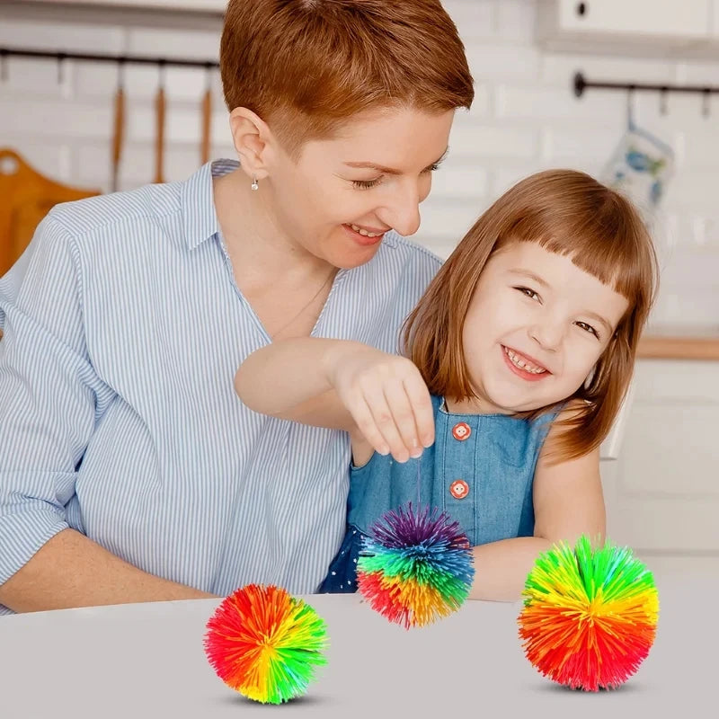 Rainbow Stringy Balls Sensory Fidget Toys For Kids Party Favors Outdoor Fun Games Pel alternate view