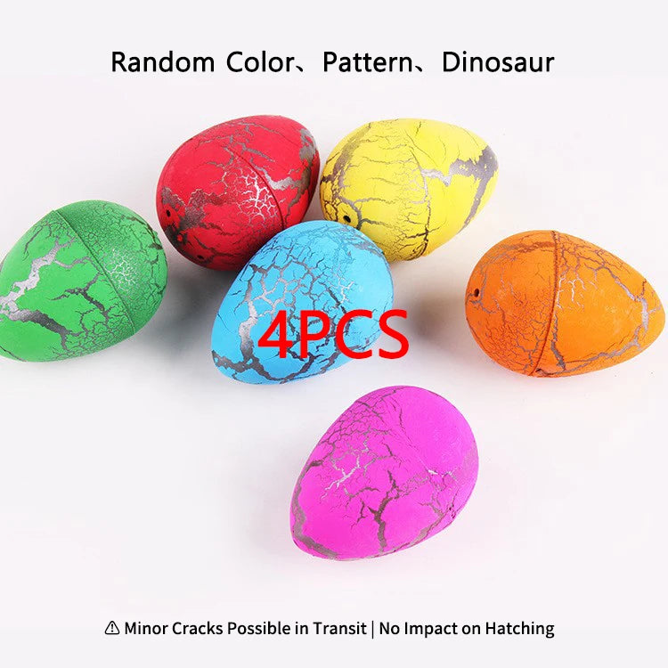 4PCS Big Size Magic Crack & Hatching Dinosaur Eggs Water Grow Animal Novelty Educatio alternate view