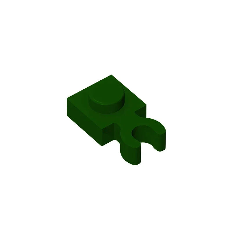 Gobrick GDS-814 PLATE 1X1 W. HOLDER | Building Block for DIY Creations additional angle