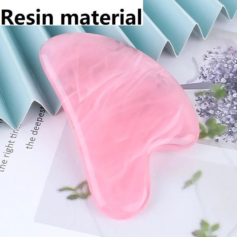 Resin Gua Sha Stone | Face Roller and Gouache Scraper Tool lifestyle view