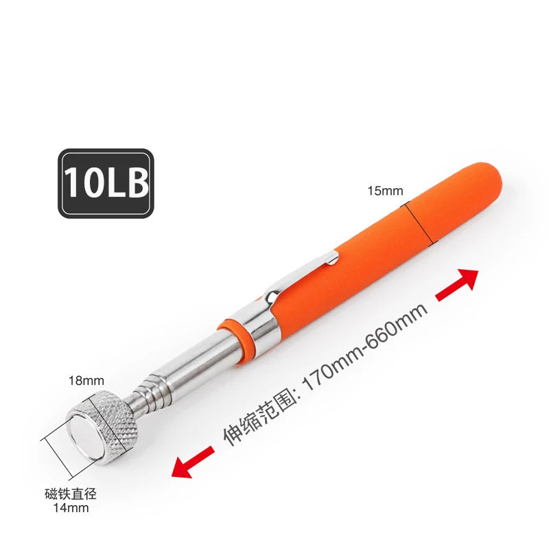 Mini Portable Telescopic Magnet Pen | Extendable Pick Up Tool for Nuts and Bolts alternate view