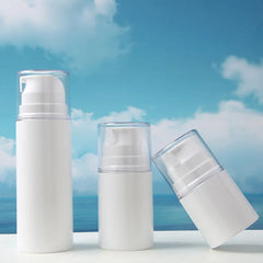 1Pcs 30/50/100ml Portable Travel Empty Airless Pump Jar Cream Dispenser Refillable Leak detail view